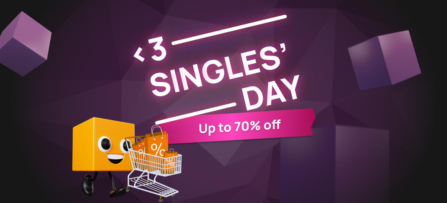 Singles Day campaign banner
